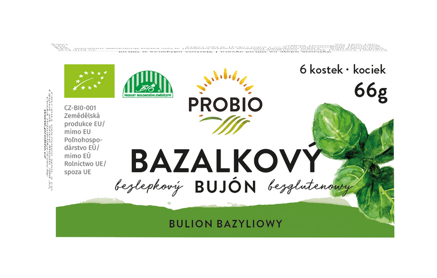 Bio bujón bazalkový